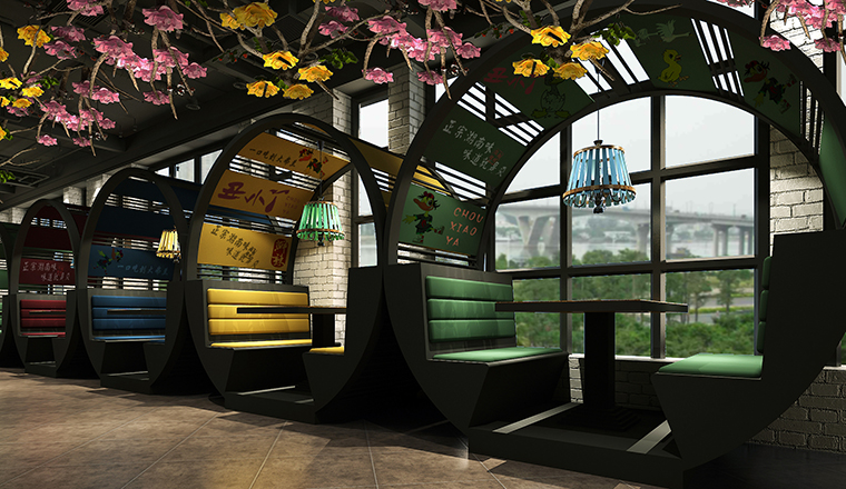 面積小的快餐店如何去設計呢？