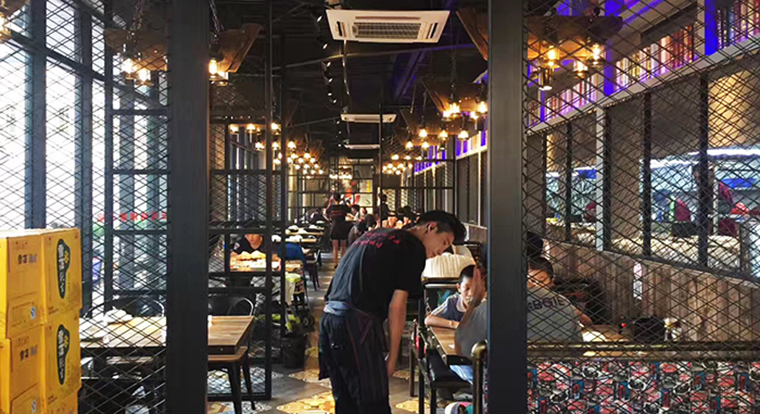 三毛燒烤餐飲空間設計-10